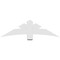 Ekena Millwork Alberta Architectural Grade PVC Gable Bracket, 60"W x 17 1/2"H x 2"D x 6"F, 7/12 Pitch GBP060X18X0206ALB00 - alternate 3